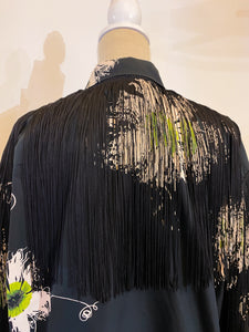 Camicia frange stampata - Taglia 40