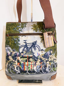 Tracolla corsa di biciclette