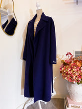 Carica l&#39;immagine nel visualizzatore di Gallery, Cappotto double - Blu marino