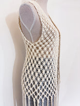 Load image into Gallery viewer, Gilet macrame frange