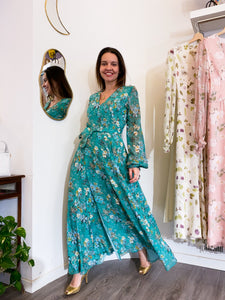 Abito lungo chiffon - Taglia 42