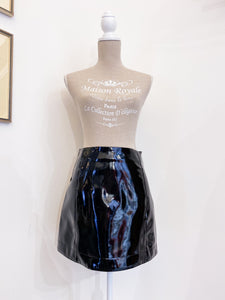 Vinyl miniskirt - Size 38/40