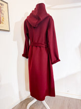 Carica l&#39;immagine nel visualizzatore di Gallery, Cappotto con cappuccio - Bordeaux