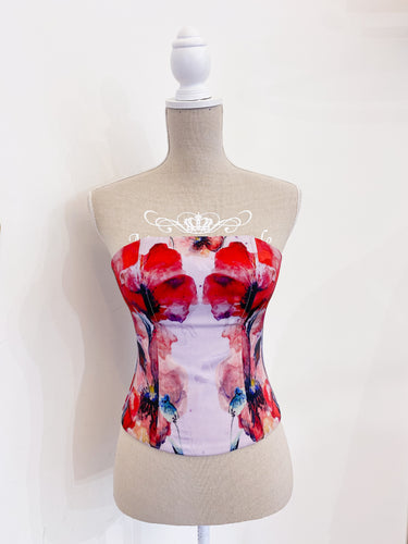 Corsetto papaveri - Taglia S