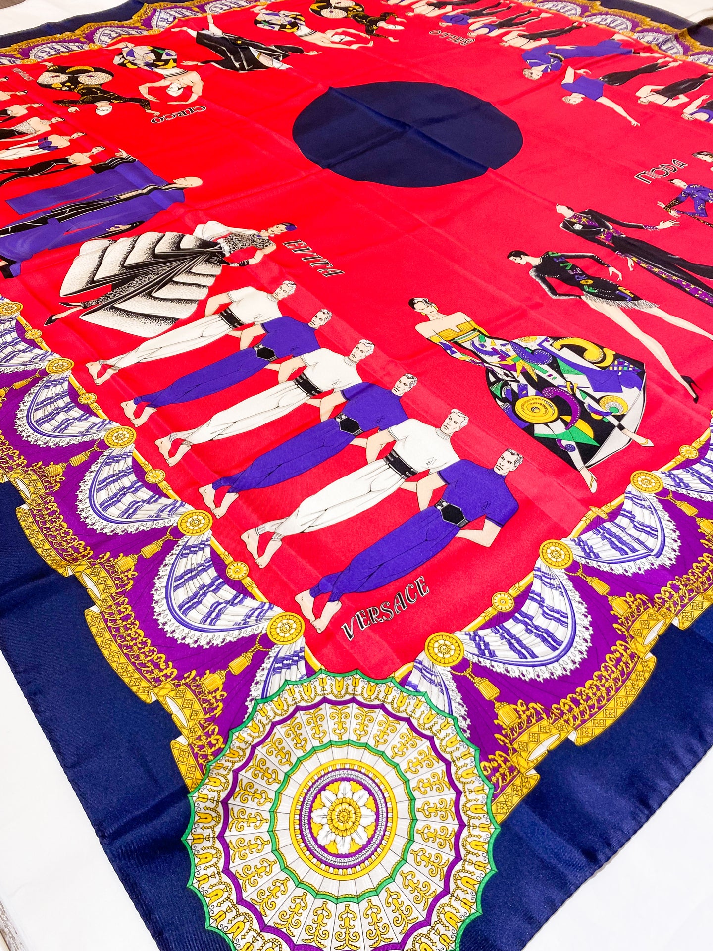 Foulard vintage temi - 135cm