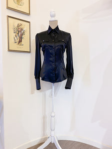 Camicia in raso di seta - Taglia 40