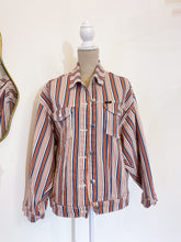 Carica l&#39;immagine nel visualizzatore di Gallery, Giacca denim a righe - Taglia M