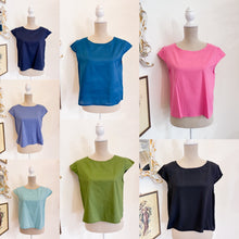 Carica l'immagine nel visualizzatore di Gallery, Maglia cotone tinta unita   - Taglia unica