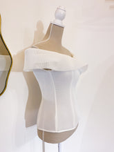 Load image into Gallery viewer, Bustier bianco