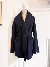 Carica l&#39;immagine nel visualizzatore di Gallery, Giaccone sartoriale - Blu notte