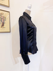Camicia in raso di seta - Taglia 40