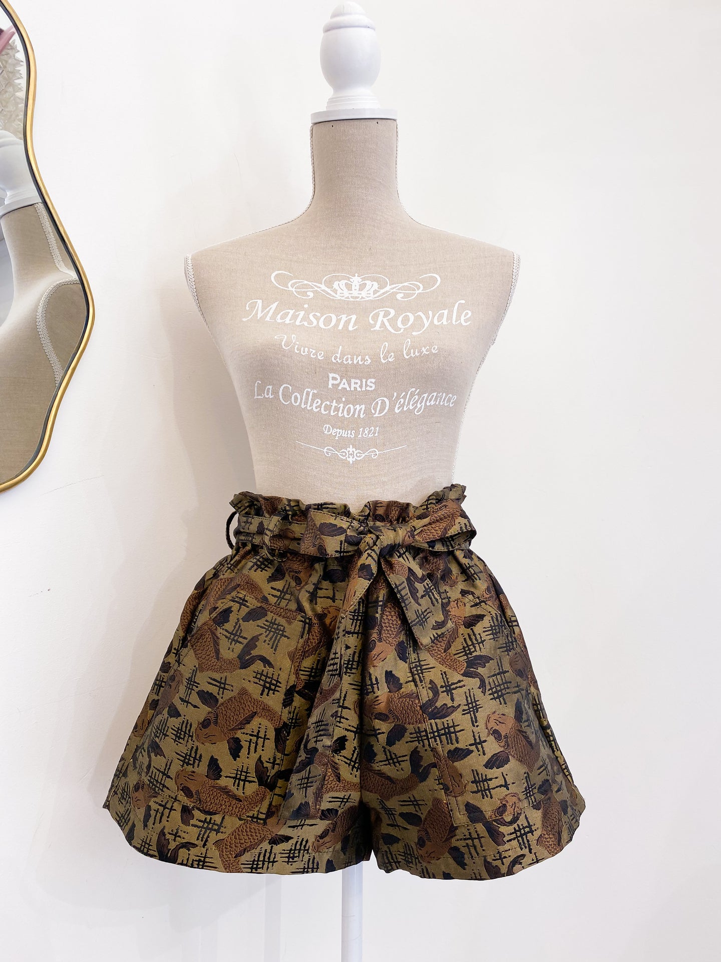 Shorts broccato - Taglia Unica