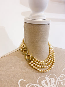 Collana 4 fili vintage