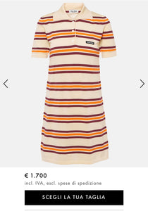 Miniabito righe - Taglia 40