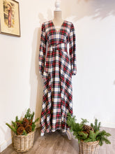 Load image into Gallery viewer, Abito lungo tartan Dress Stewart - Taglia 40