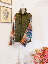 Load image into Gallery viewer, Plaid Sleeve Jacket - One size fits all