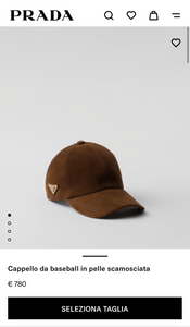 Cappellino camoscio