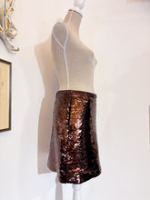 Carica l'immagine nel visualizzatore di Gallery, Minigonna Paillettes marrone Marella - Taglia M