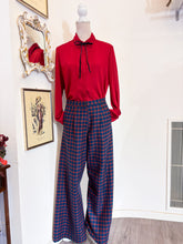Load image into Gallery viewer, Pantalone quadri Carla Saibene - Taglia 42