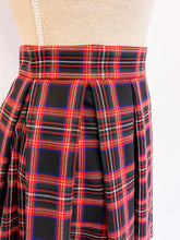 Carica l&#39;immagine nel visualizzatore di Gallery, Minigonna a pieghe tartan - Taglia 40
