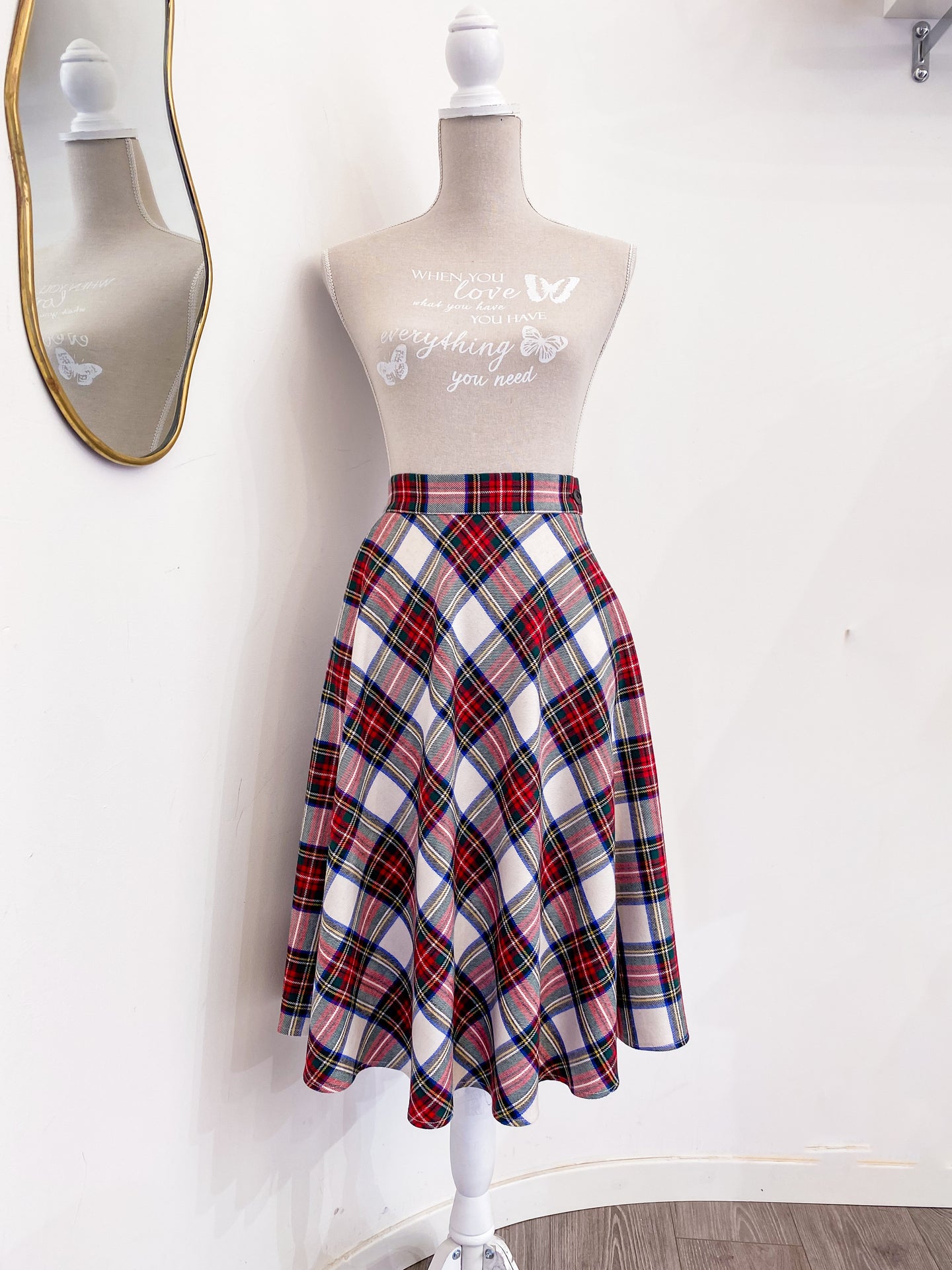 Gonna tartan Dress Stewart- Taglia 42