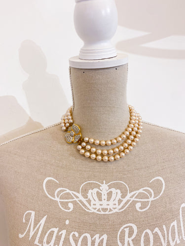 Collana 3 fili vintage