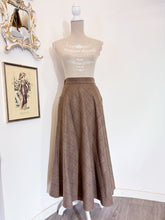 Carica l'immagine nel visualizzatore di Gallery, Gonna tartan moka - Taglia XS/S