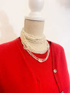 Collana 8 fili vintage.