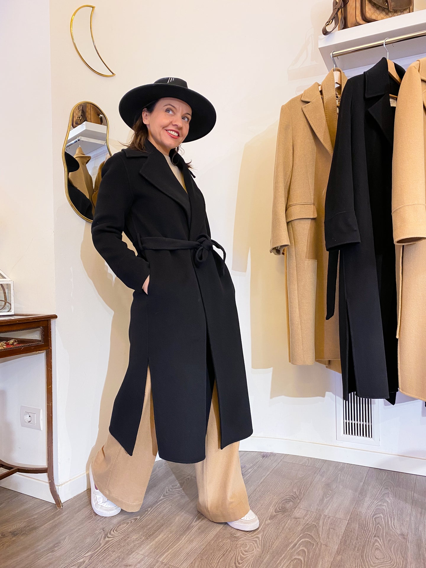 Cappotto double - Nero