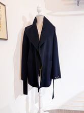 Carica l&#39;immagine nel visualizzatore di Gallery, Giaccone sartoriale - Blu notte