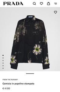 Camicia frange stampata - Taglia 40