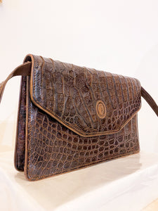 Busta coccodrillo Vintage