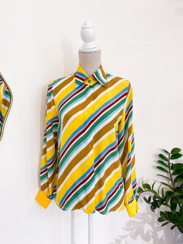 Camicia raso righe - Taglia 40/42