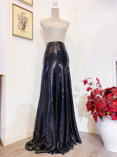 Long sequined skirt - Size 40