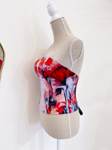 Corsetto papaveri - Taglia S