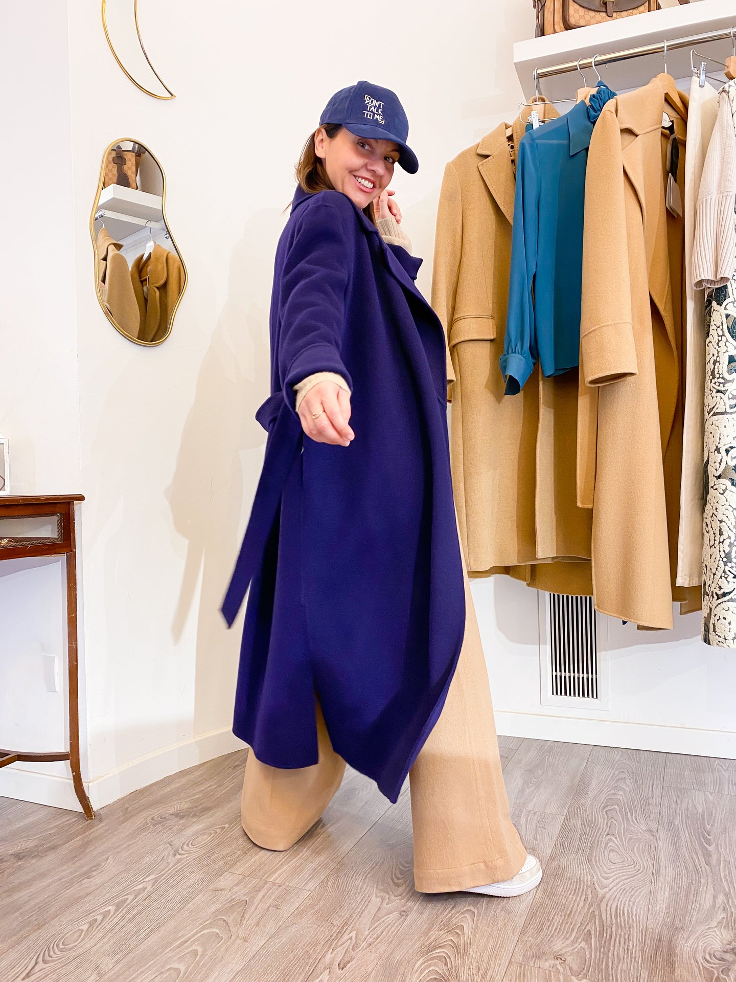 Cappotto double - Blu marino
