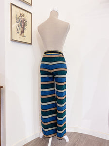 Lamé striped trousers - Size S
