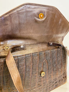 Busta coccodrillo Vintage