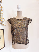 Carica l'immagine nel visualizzatore di Gallery, Maglia pizzo lamè - Taglia unica