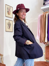 Load image into Gallery viewer, Blazer gessato - Taglia 46 R