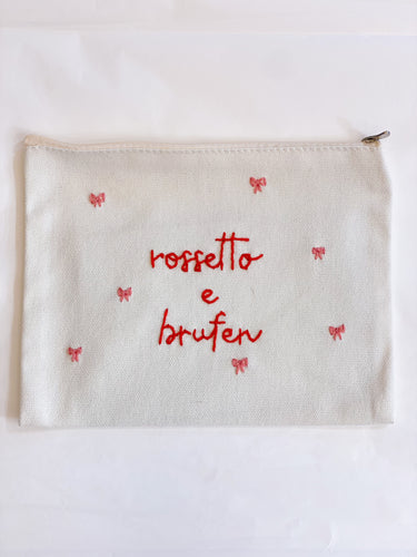 Pochette ricamata a mano