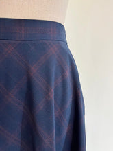 Carica l'immagine nel visualizzatore di Gallery, Gonna tartan blu - Taglia XS/S