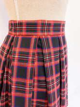 Carica l&#39;immagine nel visualizzatore di Gallery, Minigonna a pieghe tartan - Taglia 40