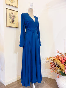 Abito blu pavone - Taglia 44