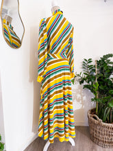 Carica l&#39;immagine nel visualizzatore di Gallery, Gonna sartoriale raso righe - Taglia 42