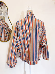 Giacca denim a righe - Taglia M