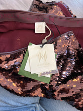 Carica l'immagine nel visualizzatore di Gallery, Minigonna Paillettes marrone Marella - Taglia M