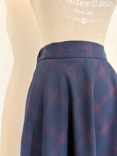 Carica l'immagine nel visualizzatore di Gallery, Gonna tartan blu - Taglia XS/S