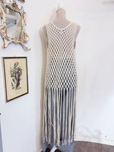 Load image into Gallery viewer, Gilet macrame frange