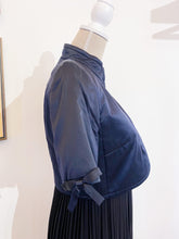 Load image into Gallery viewer, Long pleated dress + bolero - Size 40